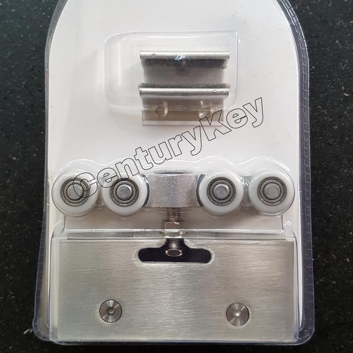 Roda Gantung Kotak Pintu Sliding Geser Kaca Wheel Davinci Stainless Original Dan Terpercaya