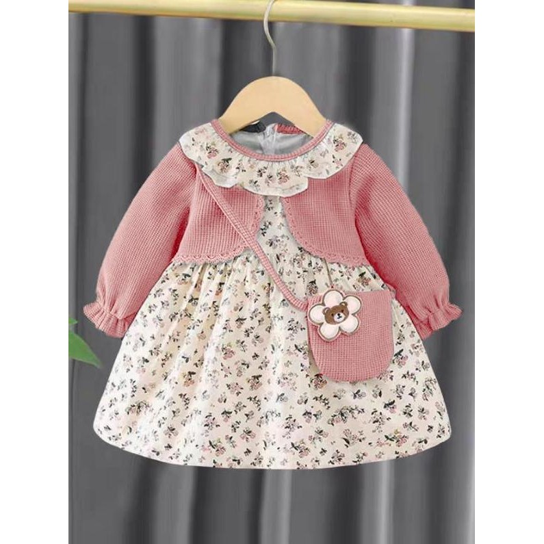 Tersedia 2 - 5 Tahun | Dress Gyung Hui Dress Korea Anak Perempuan dress Overal Anak Baju anak Peremp