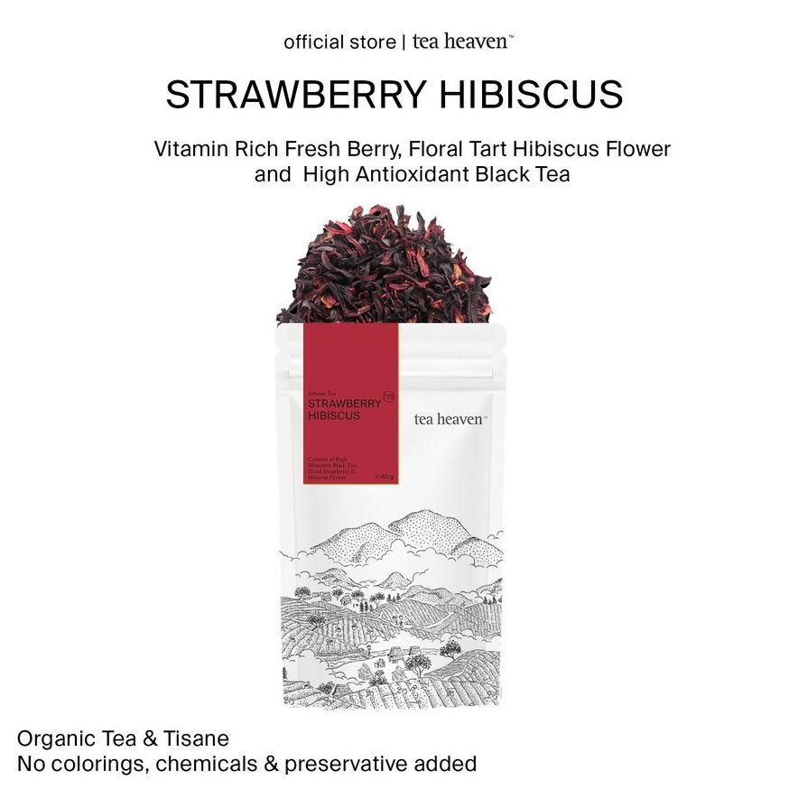 

Paling dicari Tea Heaven Strawberry Hibiscus Black Tea 40gr