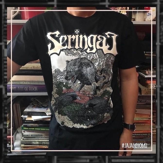 Best Seller Ts Seringai Wolf Crows - Original Merchandise Tag High Octane High Quality