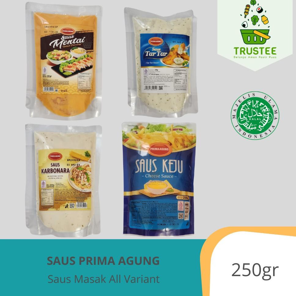 

It34 Qw-7 D-54 Prima Agung Saus Mentai / Keju / Tartar / Karbonara / Saos Masak Instant Halal 250Gr Premium Terlaris It34