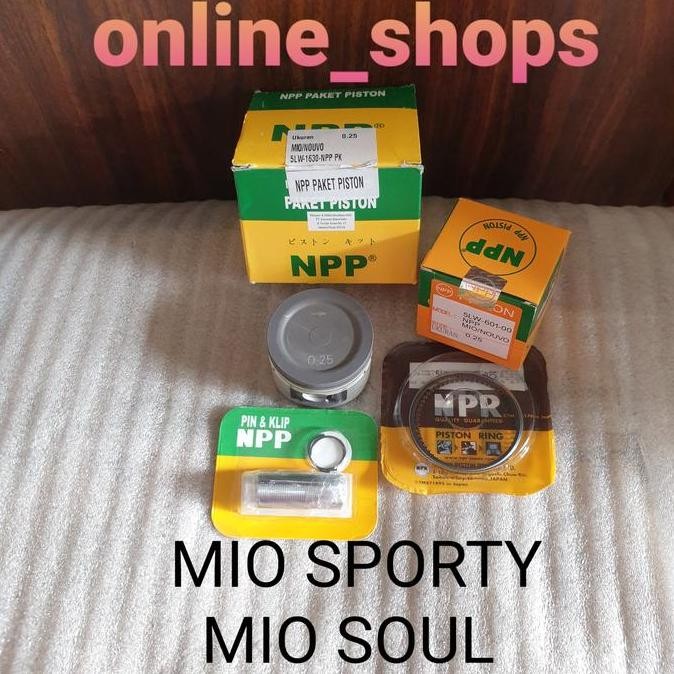 HARGA DISC - piston kit seher npp mio sporty mio soul oversize os std 25 50 75 100