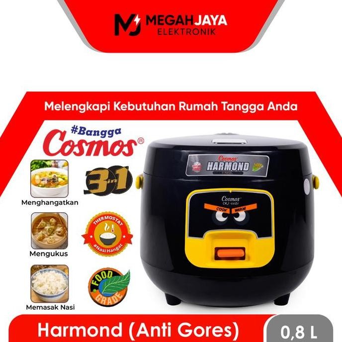COSMOS RICE COOKER / MAGIC COM CRJ 6601 / CRJ-6601 (0,8 LITER)