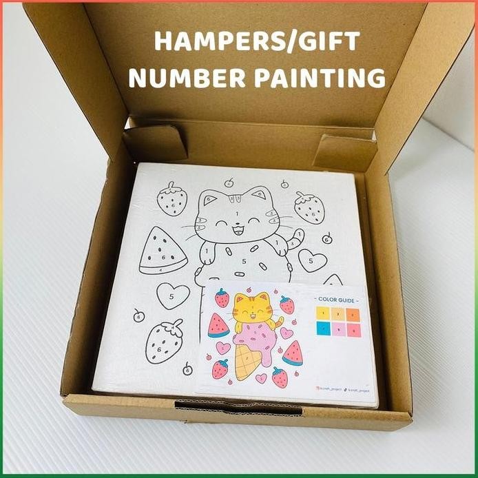 

ready !!! Kanvas Painting By Number 20x20 cm Canvas Paint Kit Set DIY Canvas Acrylic Paint Mewarnai Berdasarkan Angka Kanvas Sketsa Painting Bergambar Kanvas Anak Mini