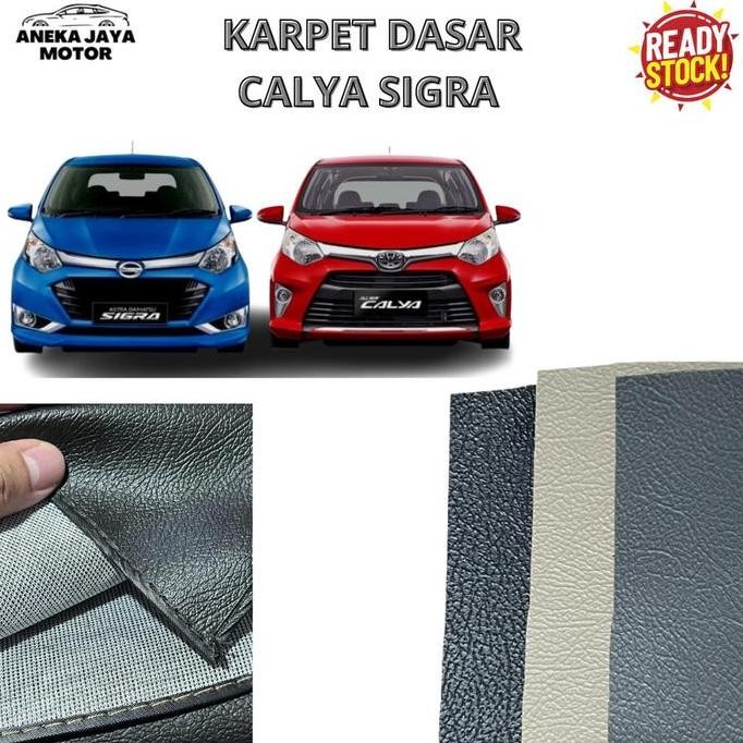 Karpet Dasar Mobil Calya Sigra Tebal//Karpet Lantai Mobil Under Layer Hitam Abu Mocca