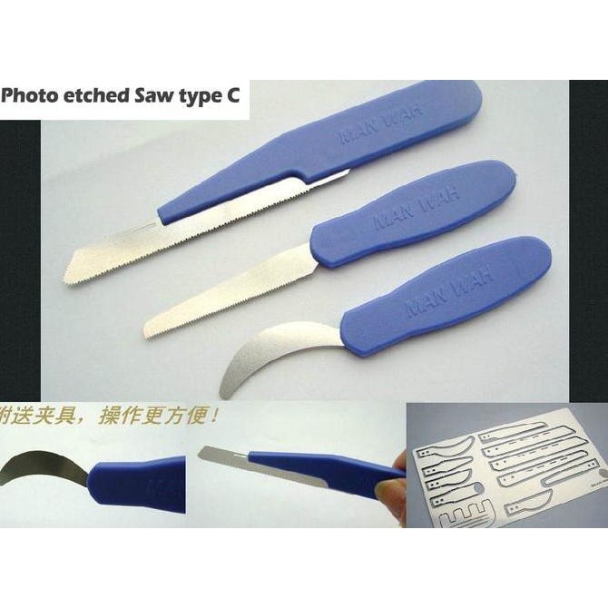 

ready !!! Photo etched Modelling saw set - type C (thickness 0.2mm)