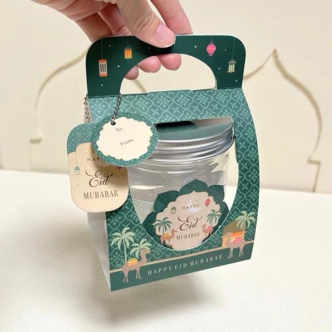 

ready 10 Set Box Jinjing Luna Toples 400 600 800ml Box Kotak Kue Idul Fitri Lebaran