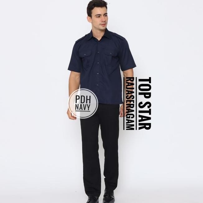 2 Kemeja Putih PNS Pria HEM Putih ASN Atasan Putih PDH Baju Putih PNS PROMO TERBATAS