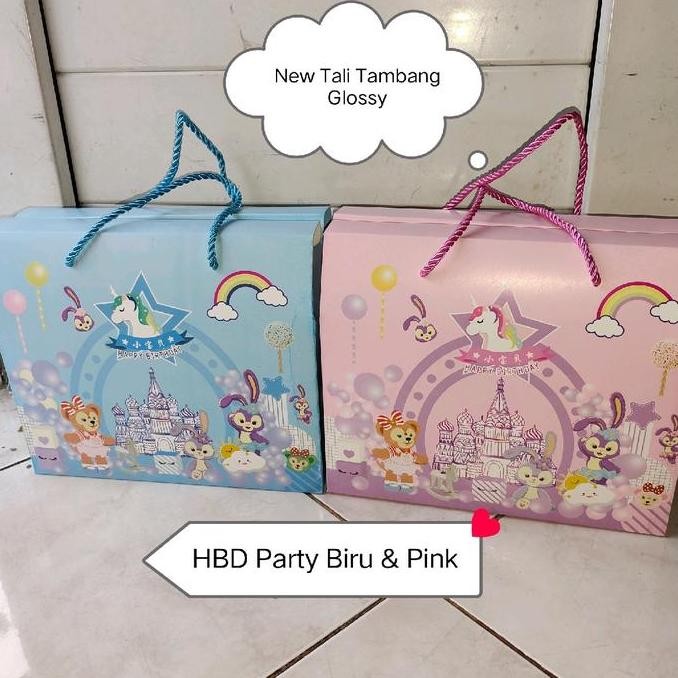 

ready 5pcs Medium-Large Box Souvenir ultah box snack anak ulang tahun goodie bag ultah paperbag ultah box hadiah anak tas snack anak box baby box ultah baby box ultah anak dus snack kotak snack Plastic