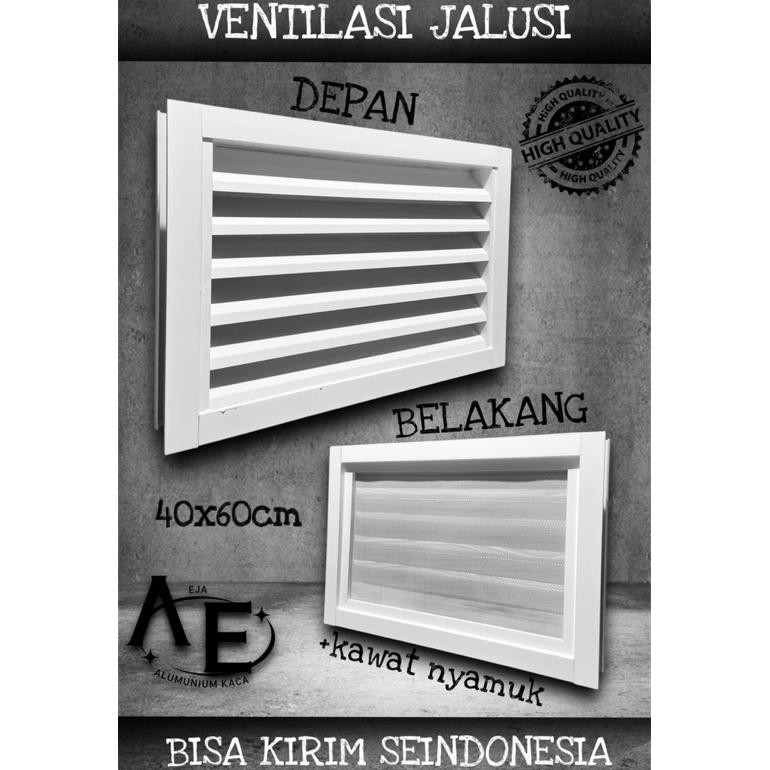 NEW VENTILASI UDARA ALUMUNIUM JALUSI 40x60cm