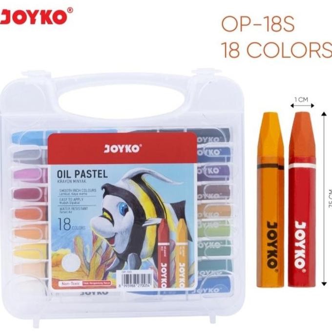 

ready !!! Crayon / Oil Pastel Joyko 12 18 24 36 48 55 72 100 Warna