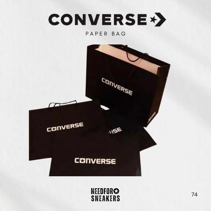 

ready PAPERBAG CONVERSE HIGH QUALITY