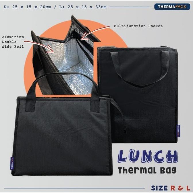ready ThermaPack Custom Lunch Bag | Custom Tas Aluminium Bekal | Thermal Bag