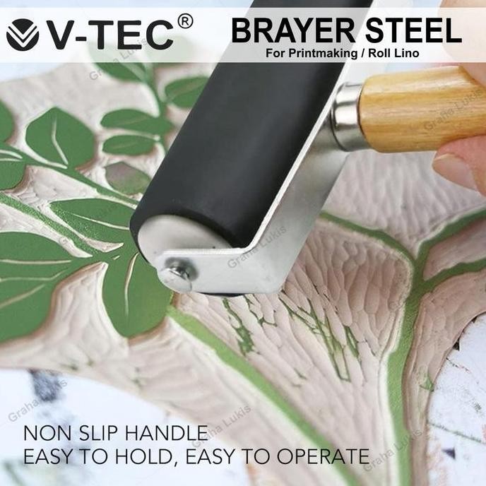 

ready !!! Brayer for Printmaking / Roll Lino / Rol Besi