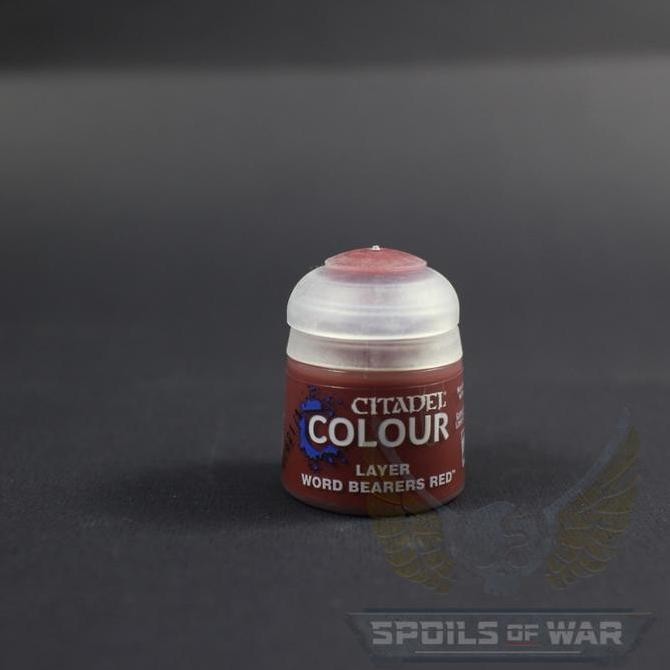

ready !!! Citadel Paint - Layer - Word Bearers Red