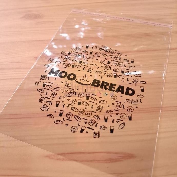 

ready Sablon Custom Plastik OPP Seal Bungkus Makanan | Roti | Kue - 15 x 18