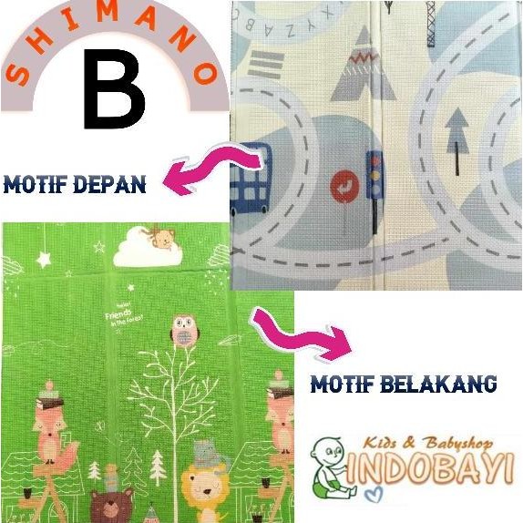 Playmate Matras Merangkak Bayi Lipat Shimano 100rb per pc