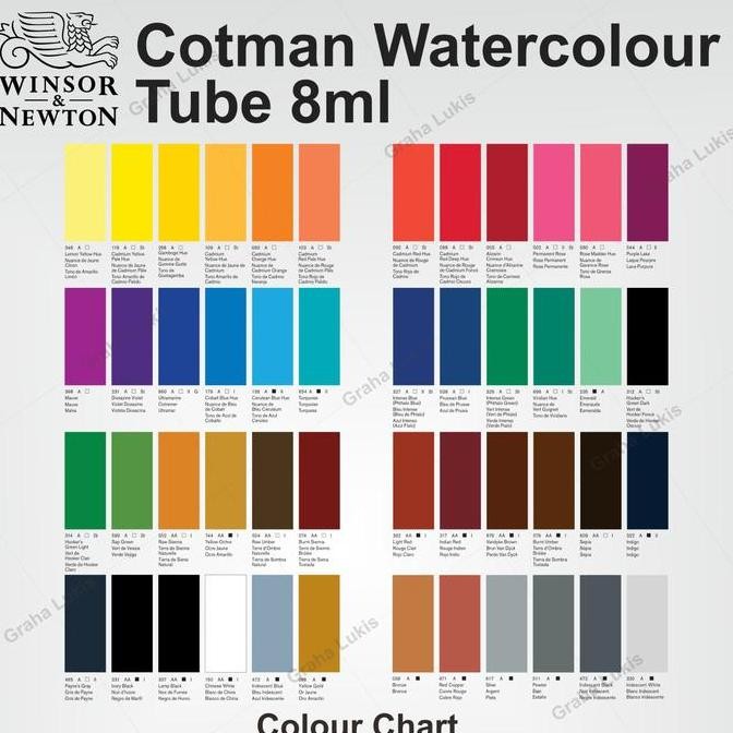 

ready !!! Winsor & Newton Cotman Water Colour Tube 8ml