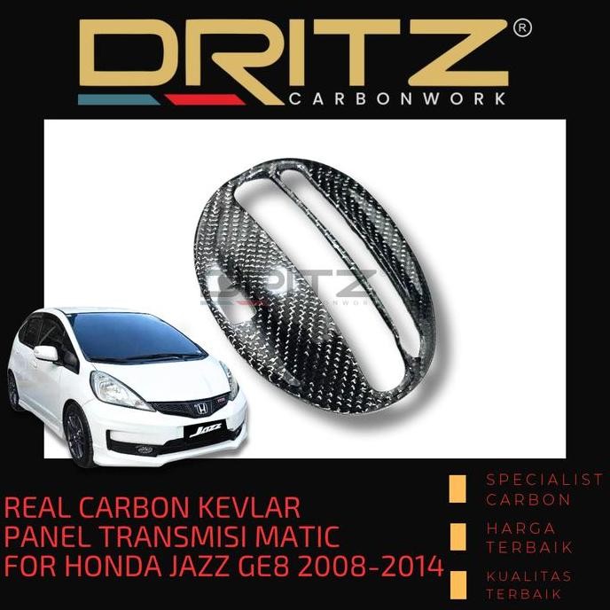 Carbon Cover Panel Transmisi Matic Mobil HONDA JAZZ GE8 Aksesoris Inte murah