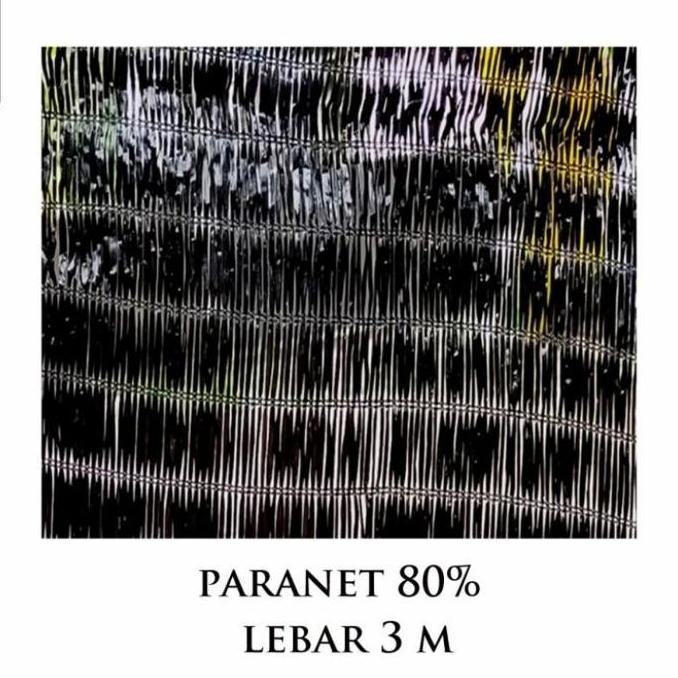 baru Paranet 80% lebar 3 m Rol / shading net / jaring tanaman
