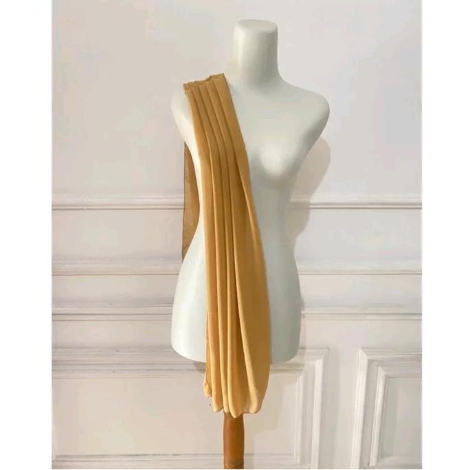 ready Selendang Kebaya Polos Tile Premium untuk Wanita - Dress Kain Mewah Panjang