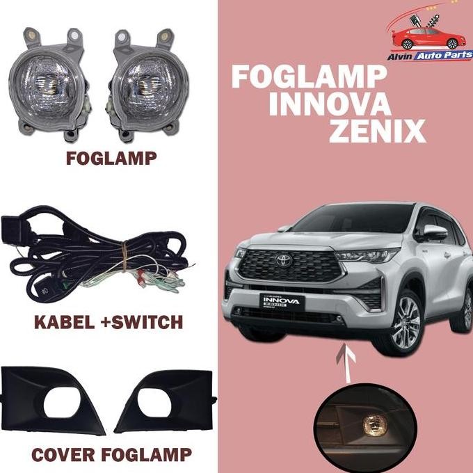 . FOGLAMP INNOVA ZENIX HYBRID / LAMPU KABUT INNOVA ZENIX G V ORIGINAL