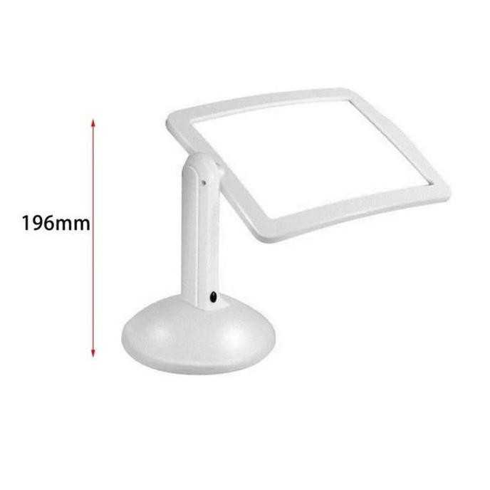 

Magnifier Kaca Pembesar Standing Rotasi 360 Derajat Kaca Pembesar Lampu Led Kaca Pembesar Baca CS
