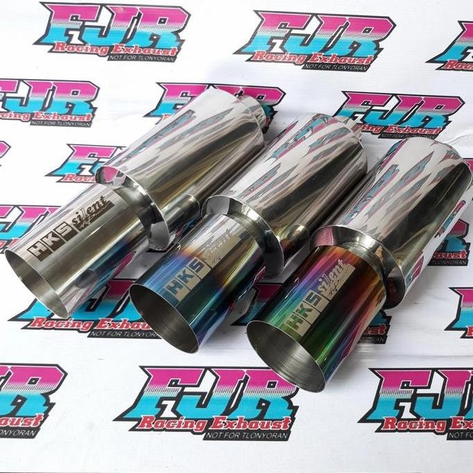 . Knalpot mobil HKS Silent Hi Power Tipe Suara Bass