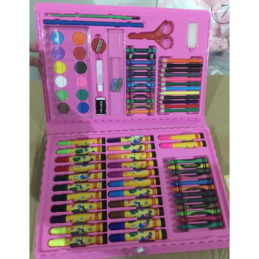 

Nl-8 Ed-76 New Crayon Anak Set 86Pcs / Krayon Mewarnai Anak 86Pcs / Pensil Warna Set 86Pcs Murah Termurah Nl-8
