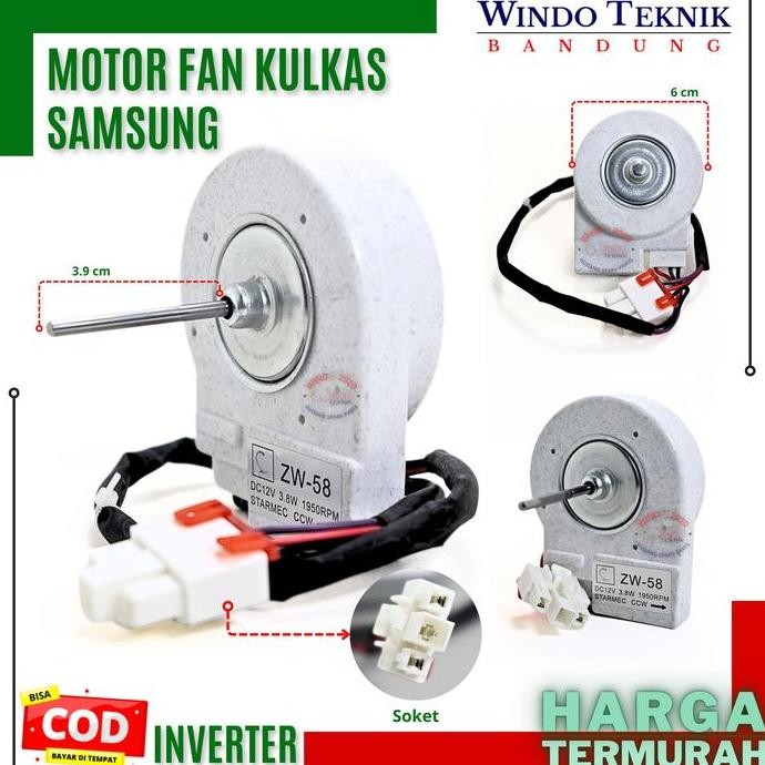 Motor Fan Kulkas Samsung Inverter | Fan Motor Evaporator Inverter