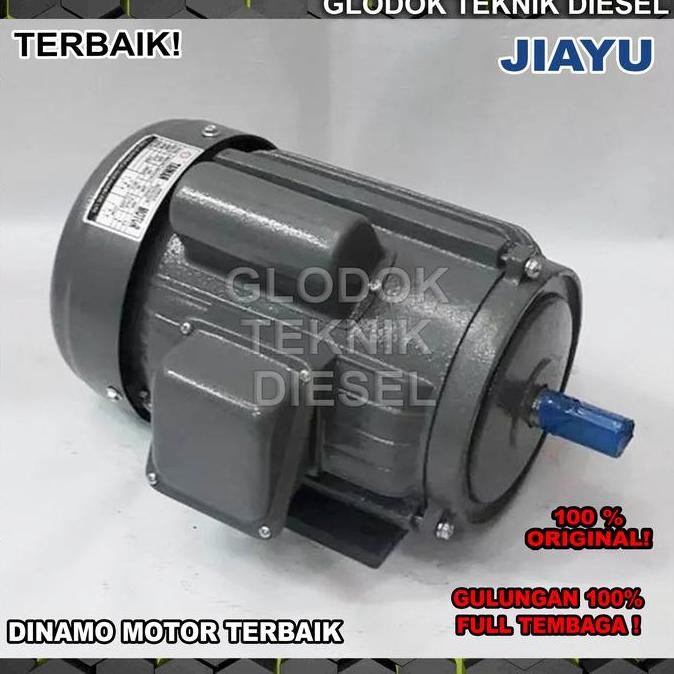 Sale Elektro Motor Jiayu Taiwan 3 Hp 2 & 4 Pole 1 Phase