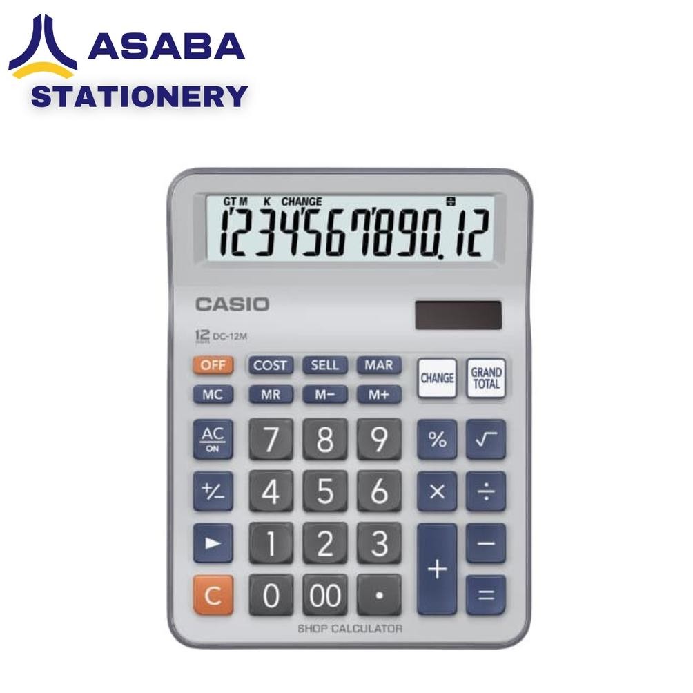 

Asaba Stationery - Kalkulator Dagang Casio DC-12M