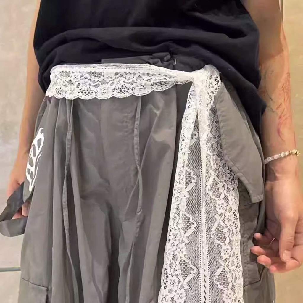 Sabuk Dekoratif Serbaguna Pita Elastis Renda