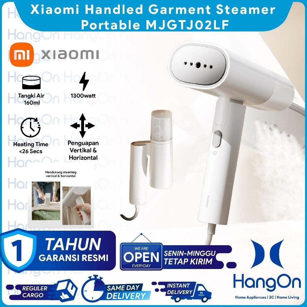 XIAOMI HANDLED GARMENT PORTABLE FOLDED STEAMER SETRIKA UAP PORTABLE