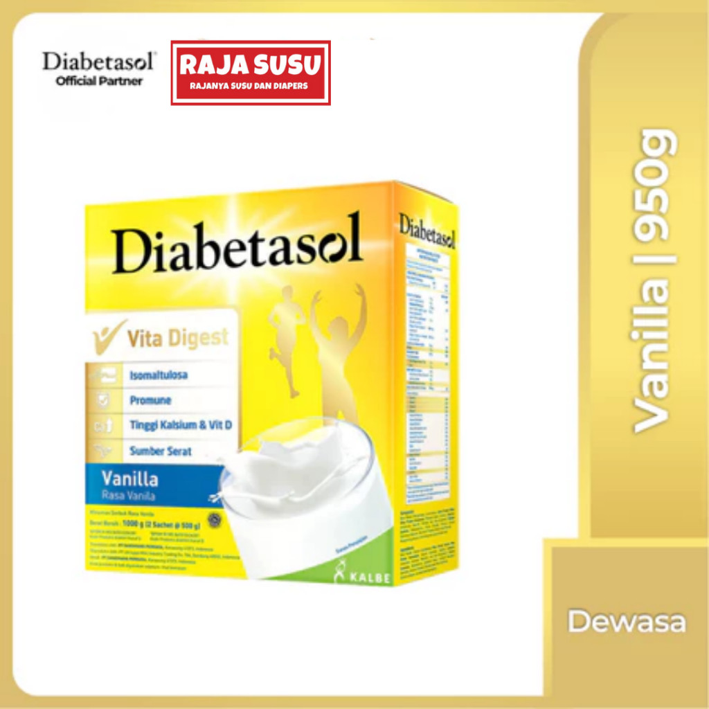 

DIABETASOL VANILA 950 GR- RAJA SUSU