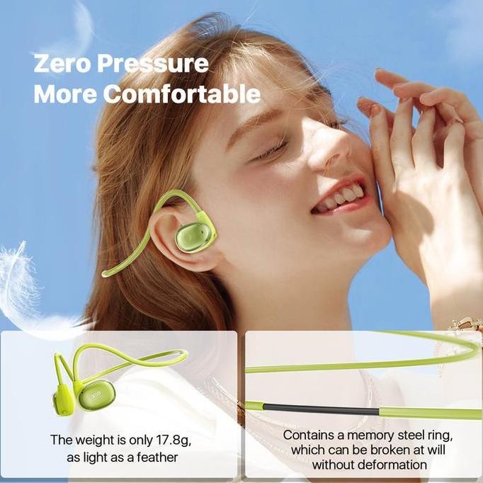 Headset Bluetooth Olahraga Kiip Dth3 Headset Sport Bluetooth Headset Wireless V5.3 New Stok