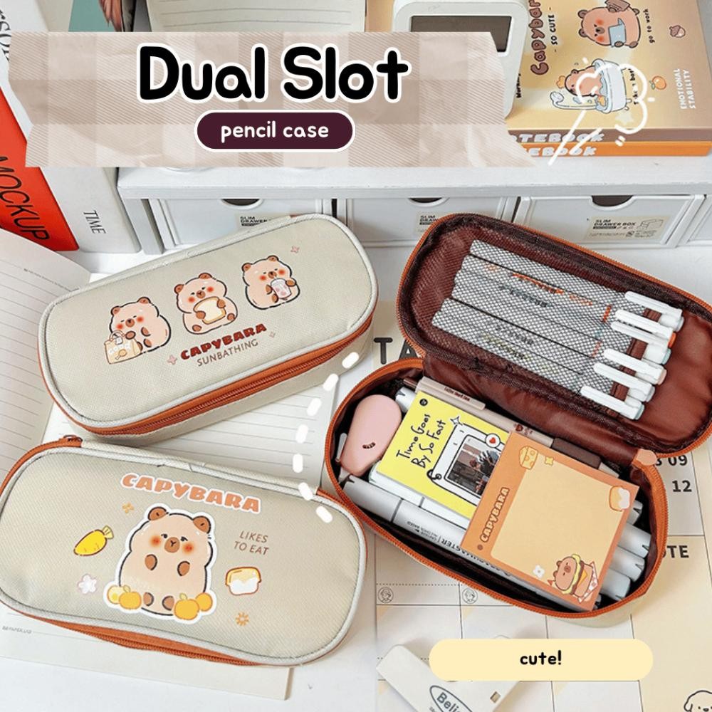

TERMURAH Mismi Fae Pencil Case Kotak Pensil Capybara Cute Stylish Sekolah Perempuan Kapibara Trendy - K1F Siap kirim