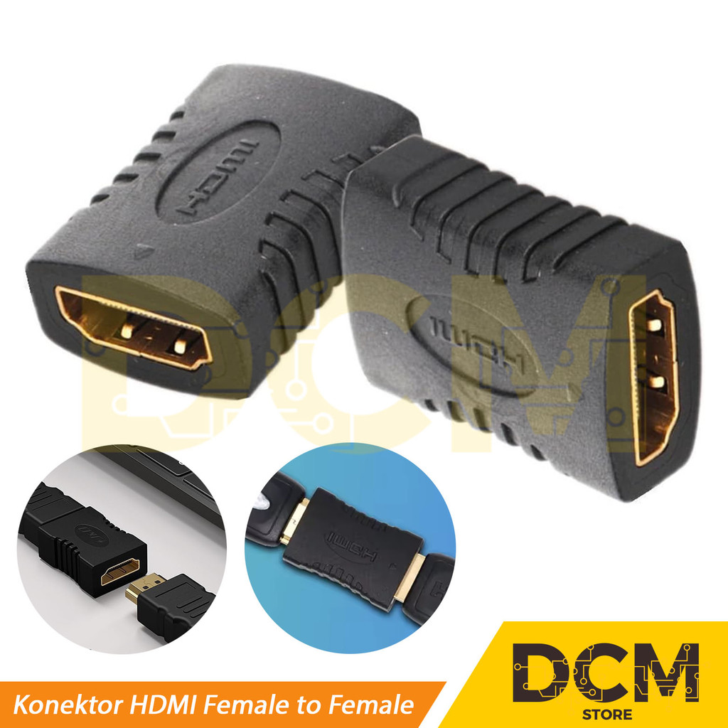 Converter HDMI to HDMI / HDMI Konektor HDMI Female to HDMI Female