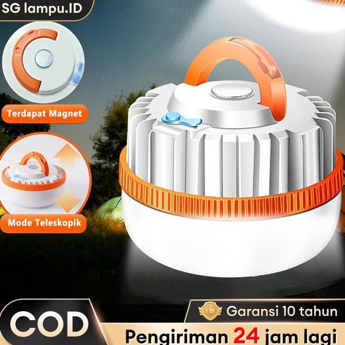 

Garansi 10 tahunLampu emergency Lampu Camping Lampu Taman Lampu Tenda Outdoor 600W Magnetik type-c Charger