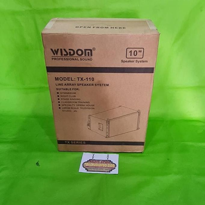 Wisdom Tx110 Speaker Line Array Pasif Original New Stok