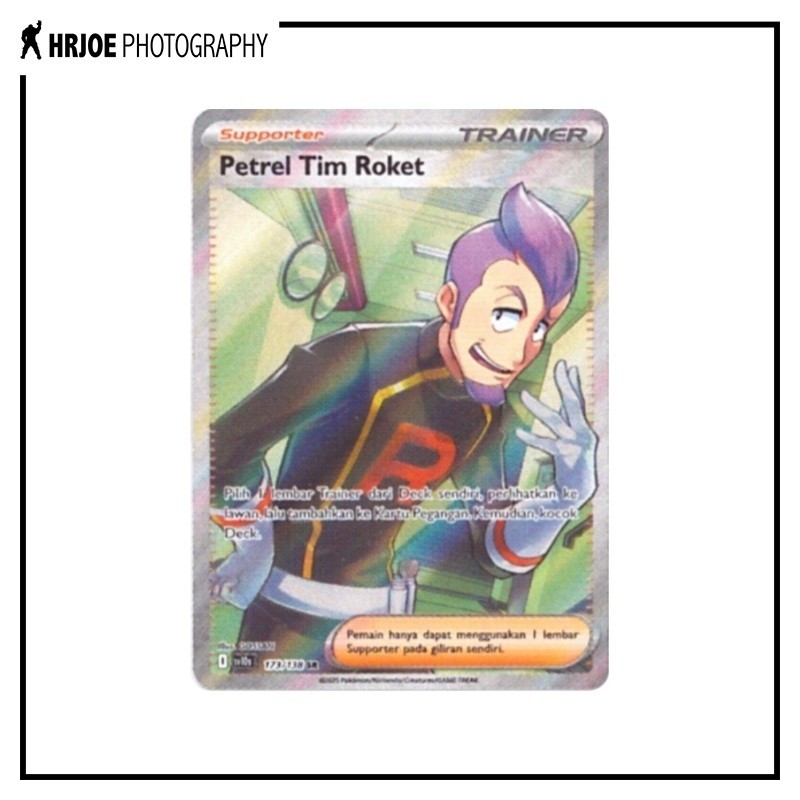 Pokemon TCG Indonesia Kehadiran Juara sv10s - Petrel Tim Roket SR 173/138