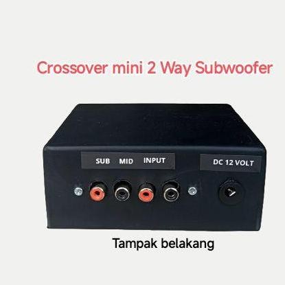 Crossover Aktif 2 Way, Subwoofer Dan Midhigh New Stok