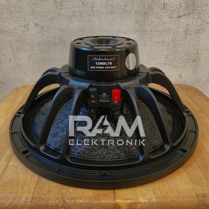 Komponen Speaker Neodymium 12 Inch Audio Seven 12Nd76 / 12 Ndl 76 New Stok