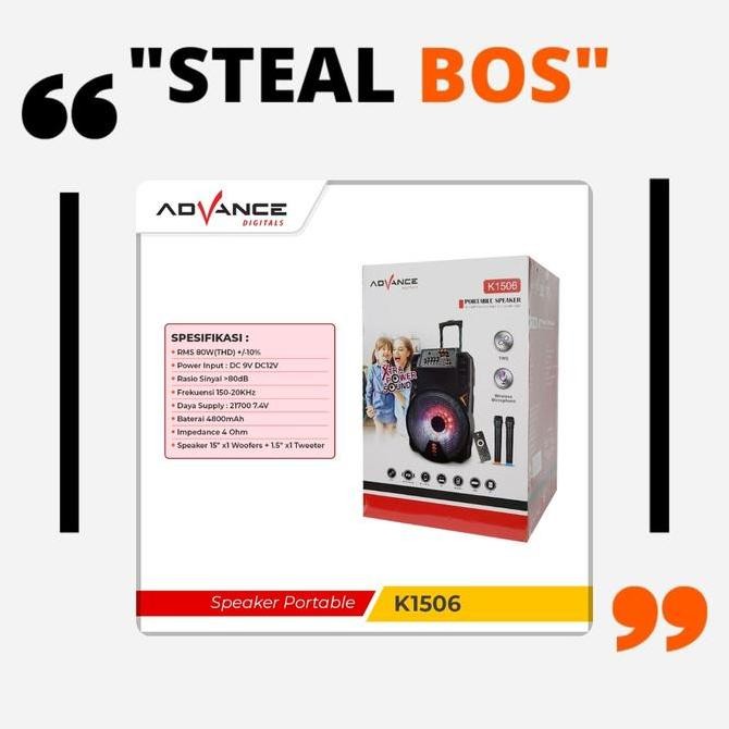 Speaker Aktif Advance K 1506/ Speaker Meating Advance K1506 New Stok