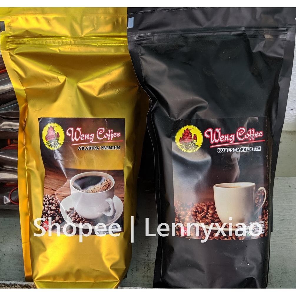 

NEW!!! Bubuk Kopi Weng Coffee Premium Robusta Arabica Legendaris Siantan 500 gr