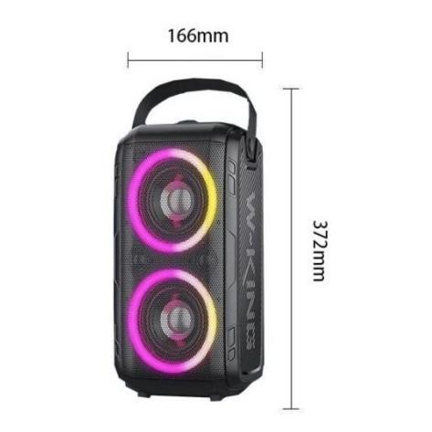 Speaker Portable Wireless W-King T9 + Mic Speker Bluetooth Karaoke New Stok