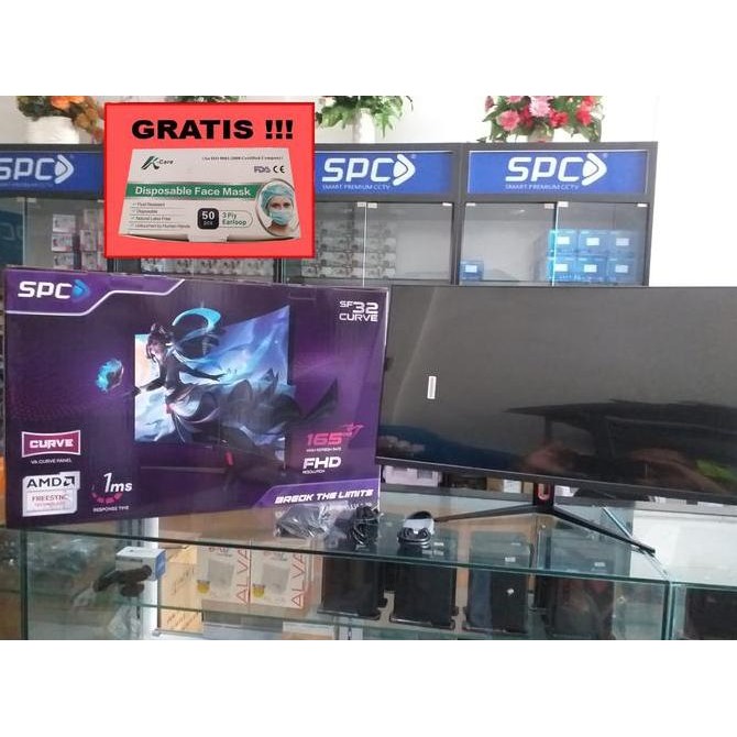Premium SPC LED PRO SM CURVE 32" FULL HD Gaming Monitor 32 Inch 144HZ