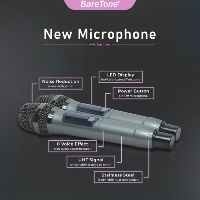 Speaker Portable Baretone 15" 15Hb New Stok