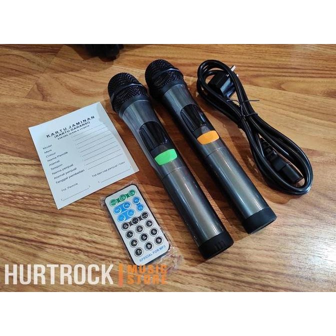 Speaker Portable Wireless Recording Tech Lw-15 15 Inch New Stok