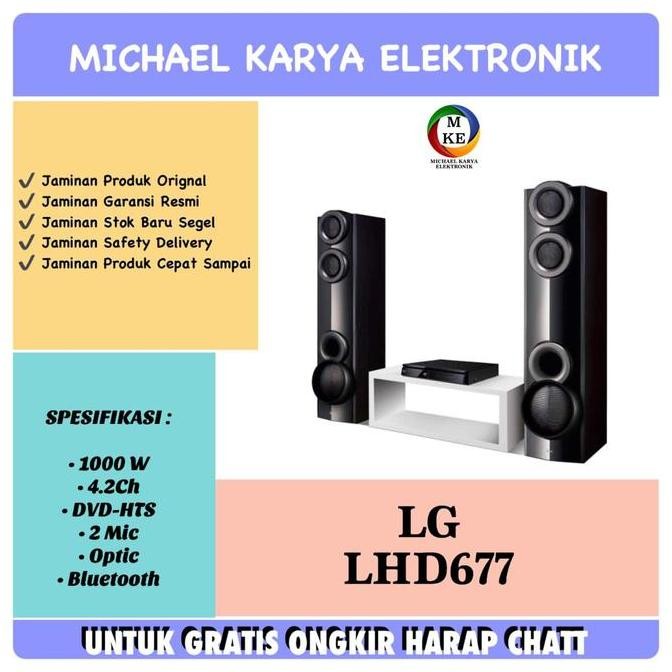 Lg Home Theater Lhd677 | Speaker Home Theater 4.2 Ch 1000W Lg Lhd 677 New Stok